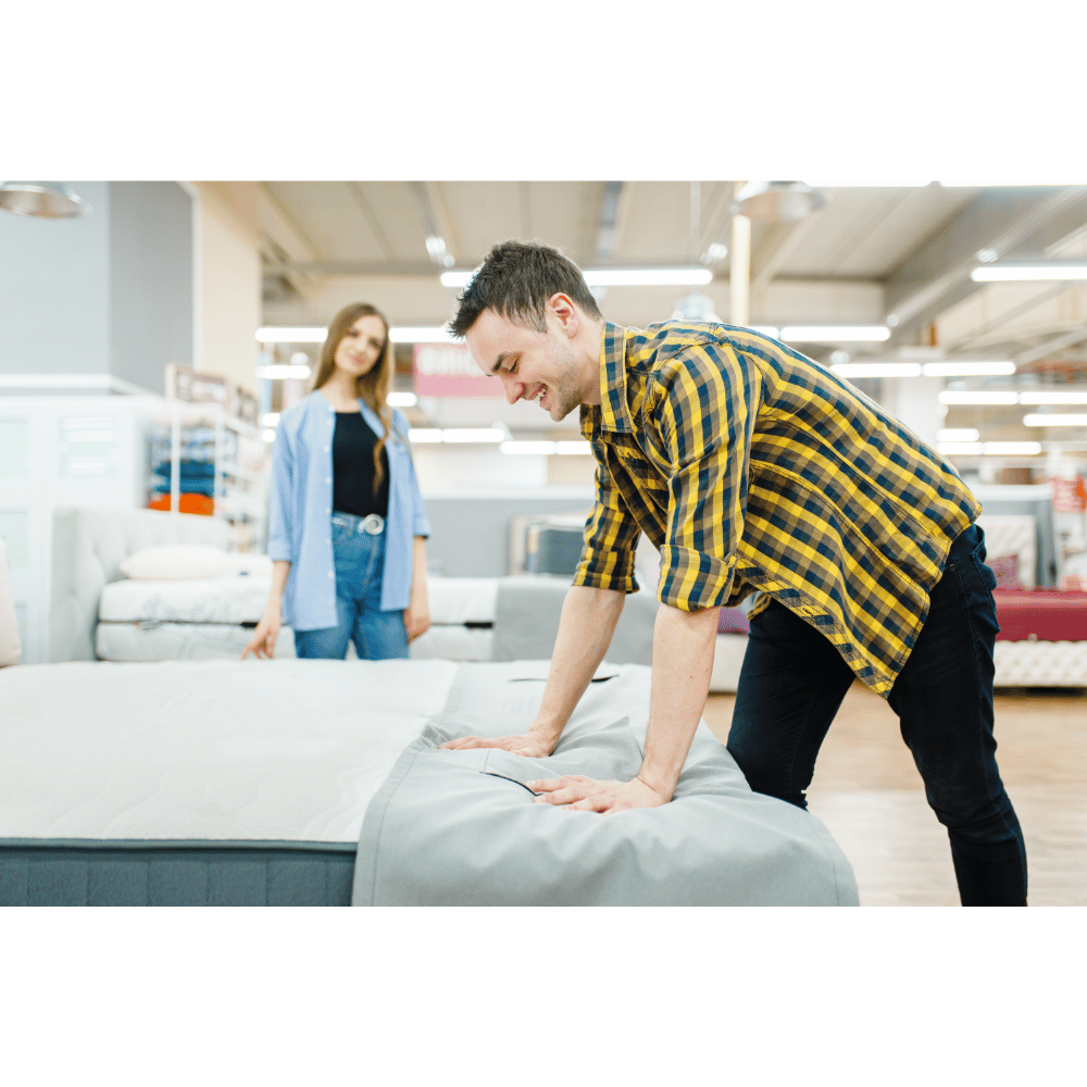  Mattress testing in store