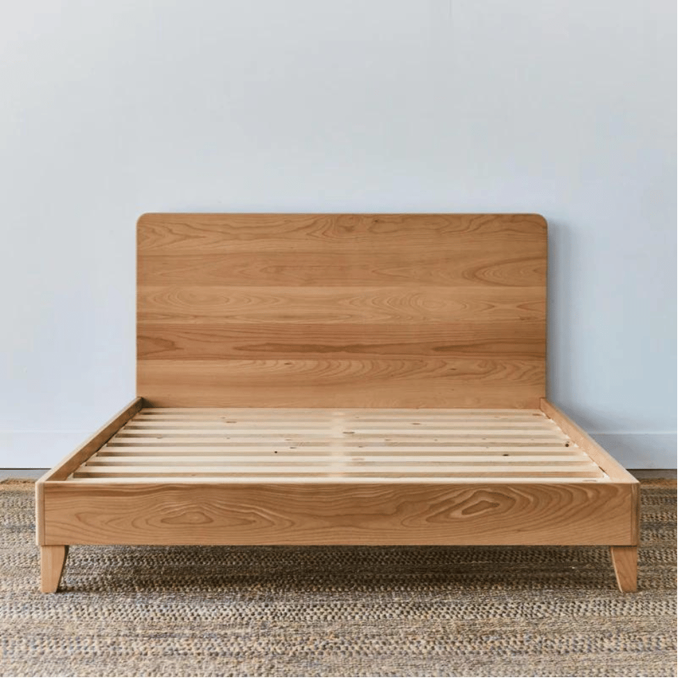 Avocado eco-conscious wood bed