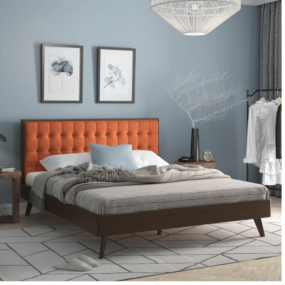 Mid-century design meets solid wood craftsmanship.