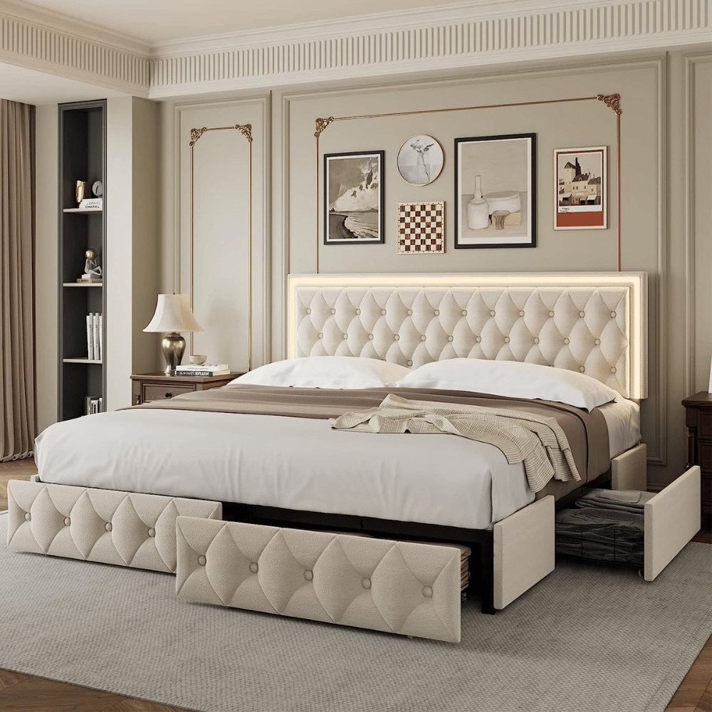 Keyluv stylish bed frame (Credit: Keyluv)