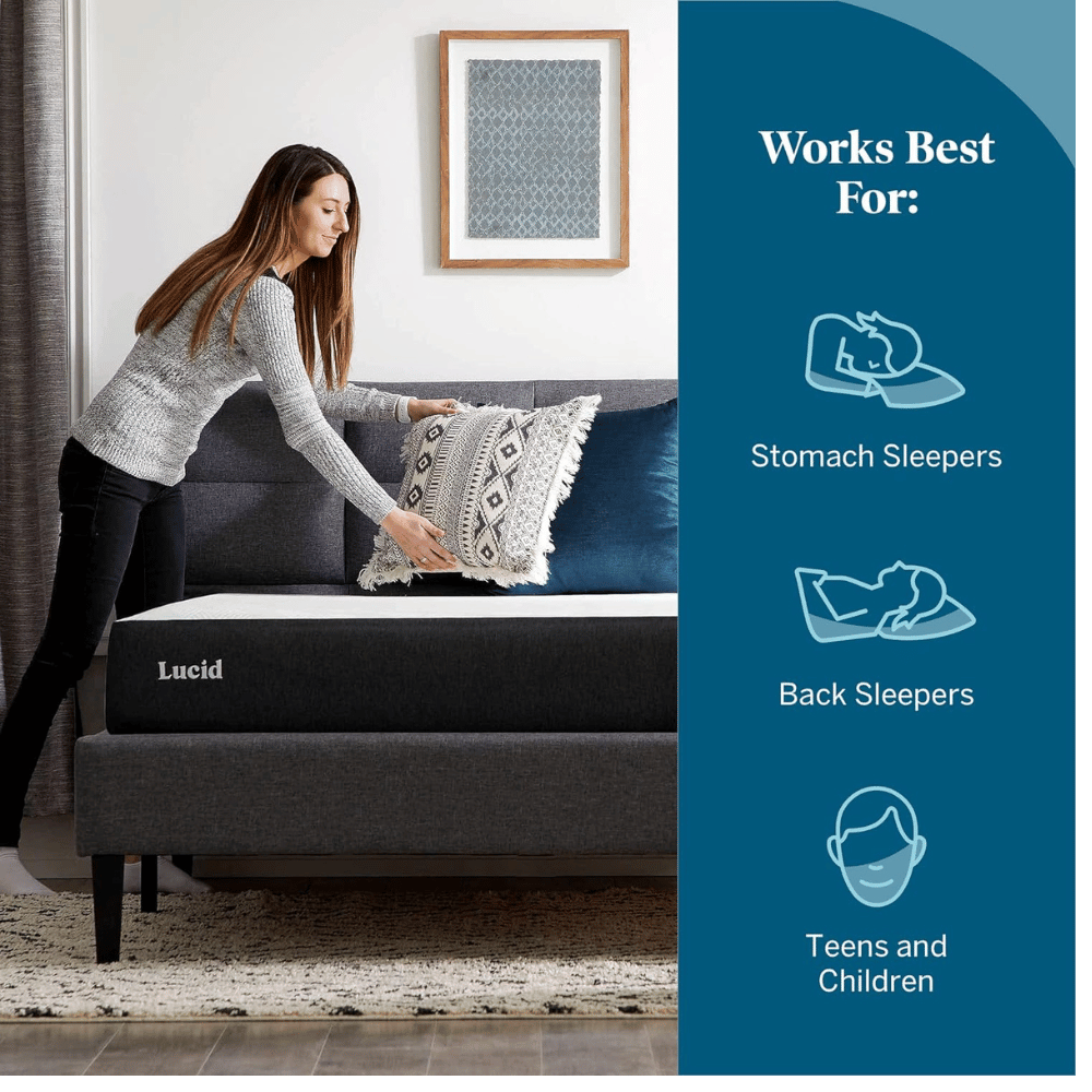 Lucid memory foam mattress