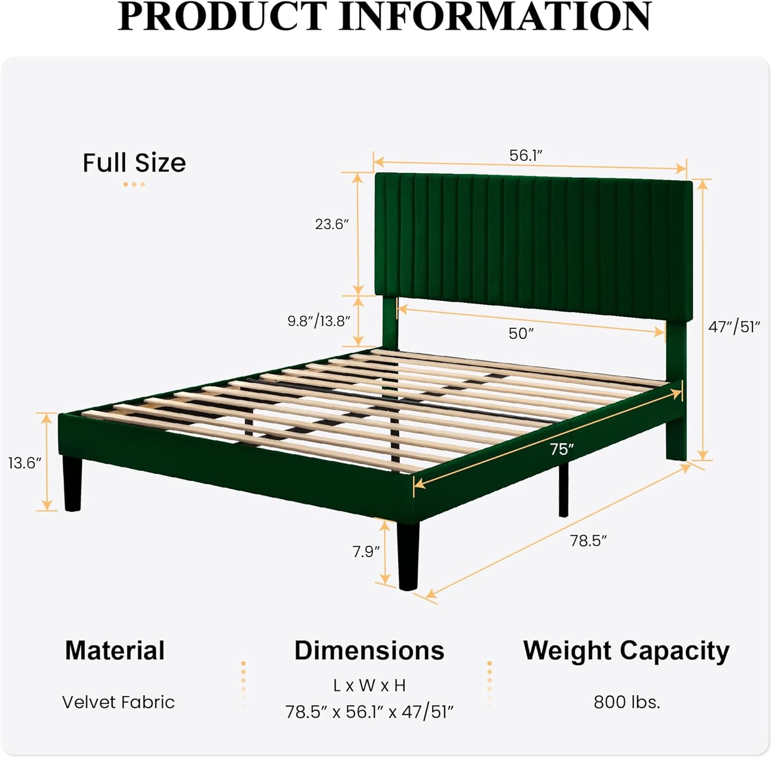 SHA CERLIN soft upholstered bed