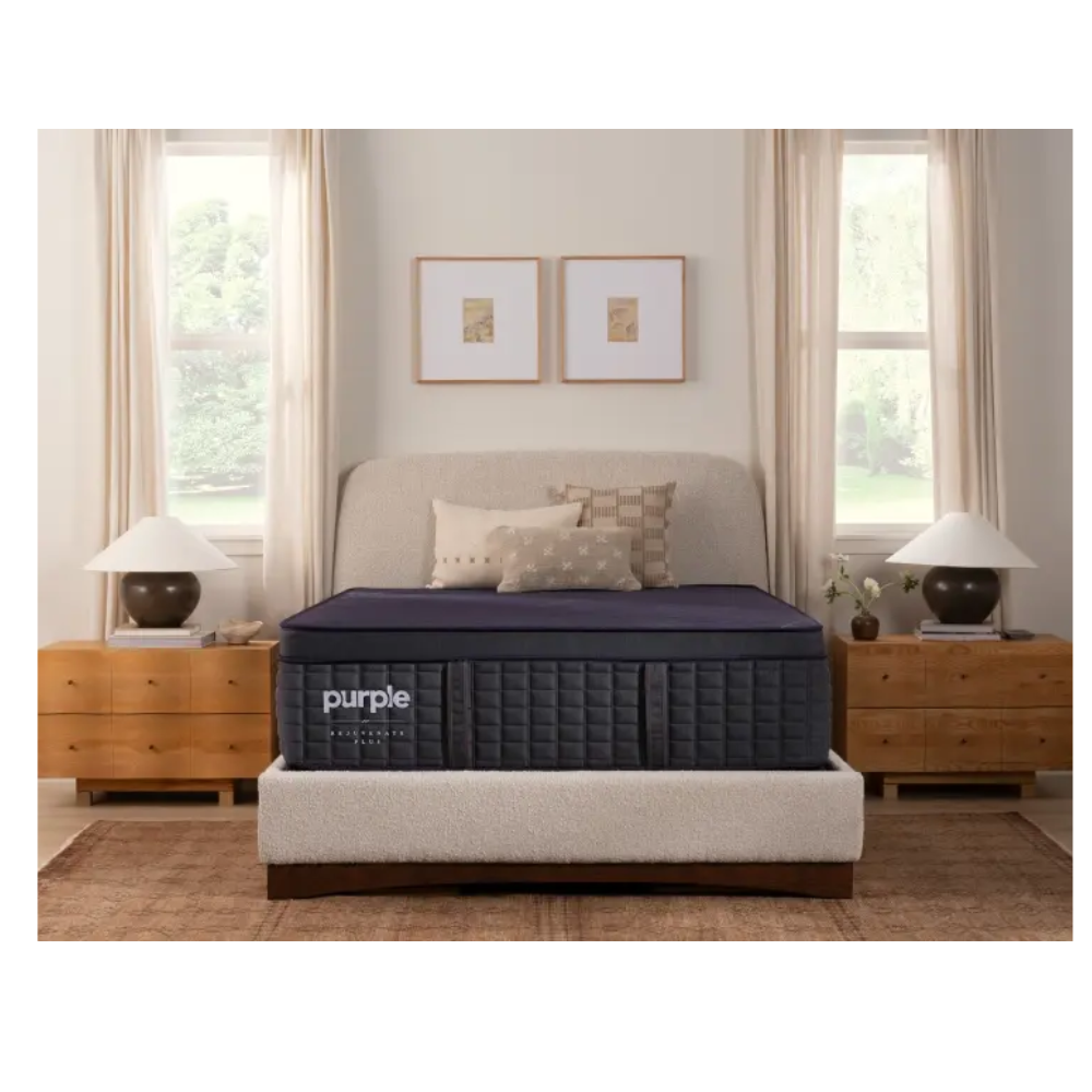 Purple RejuvenatePlus bed setup