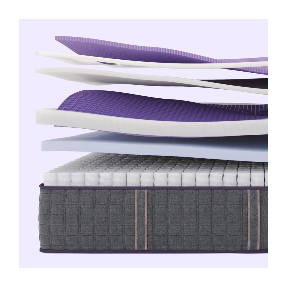 Purple Mattress construction layers