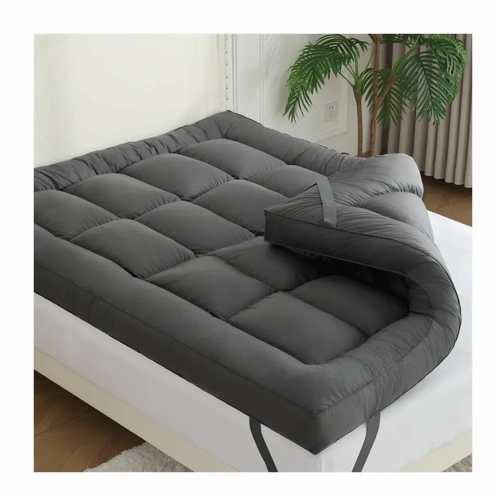 WhatsBedding plush memory topper