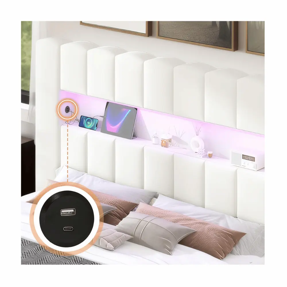 Jocisland LED Cloud Bed