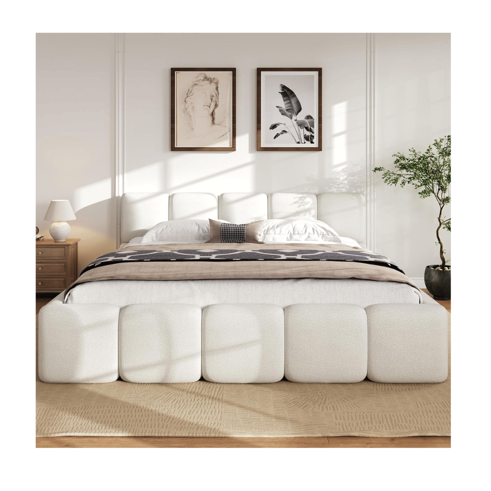 FULife king cloud bed frame