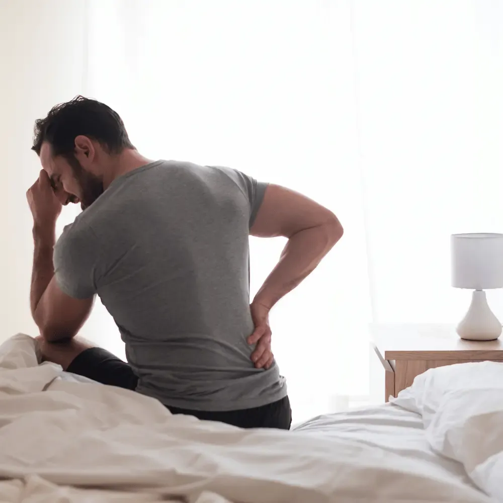 Back pain morning wakeup