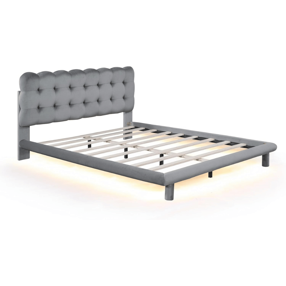 Tdewlye tufted bed frame