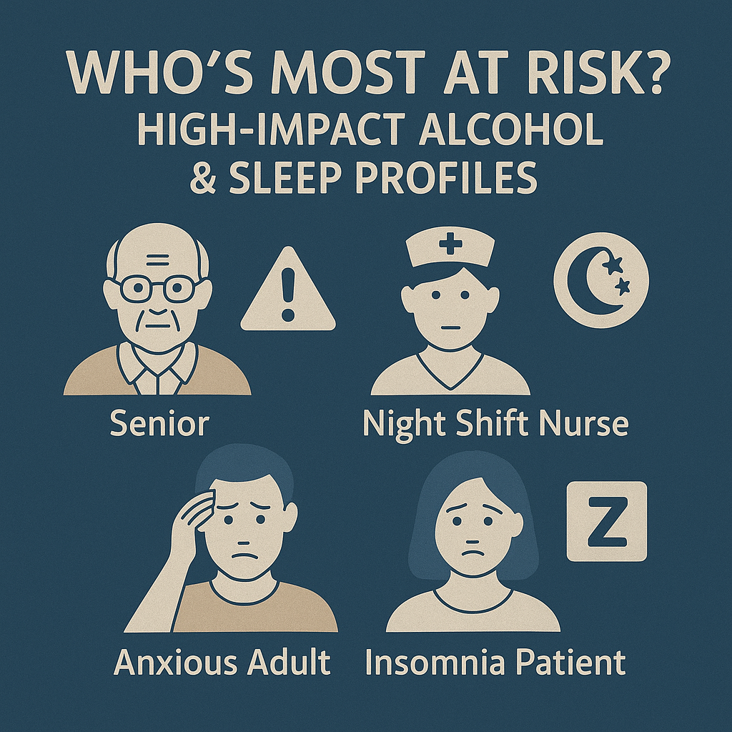 Alcohol sleep risk personas