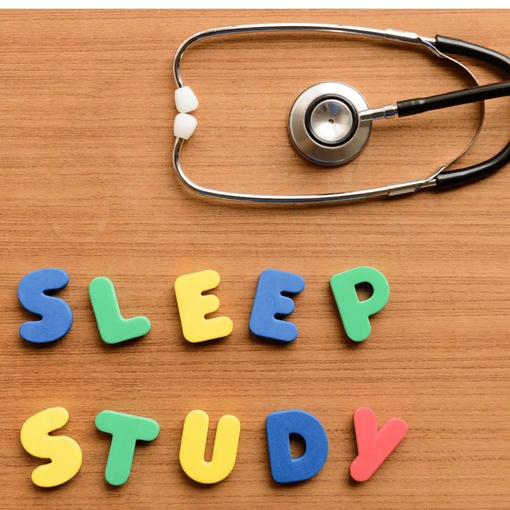 sleep study stethoscope graphic