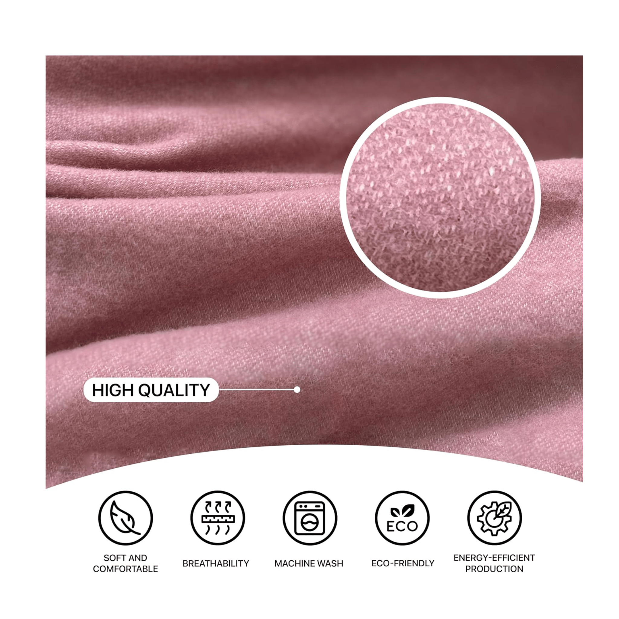 Cozy Blankets breathable all-season throw