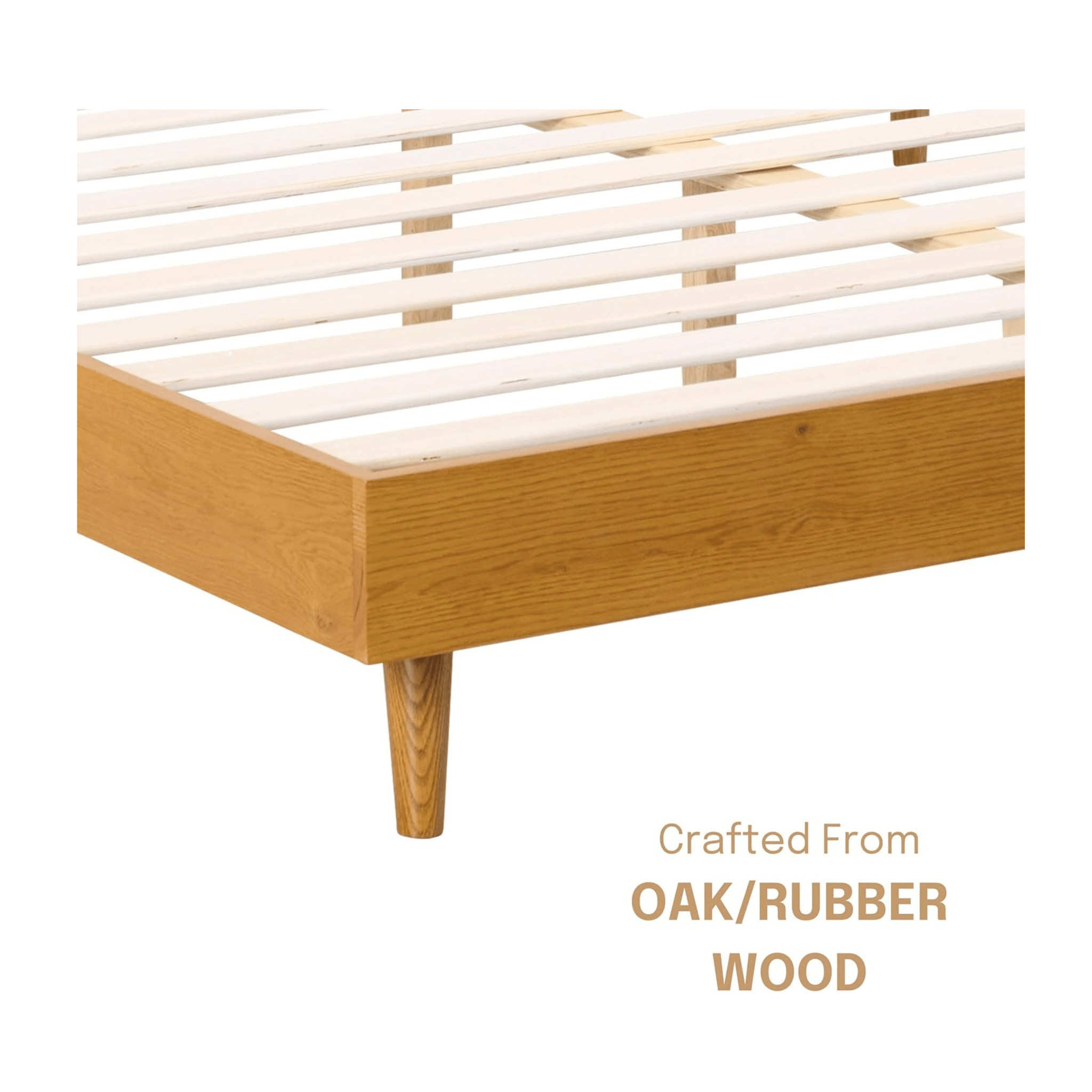 NTC Fly durable wooden slatted bed foundation