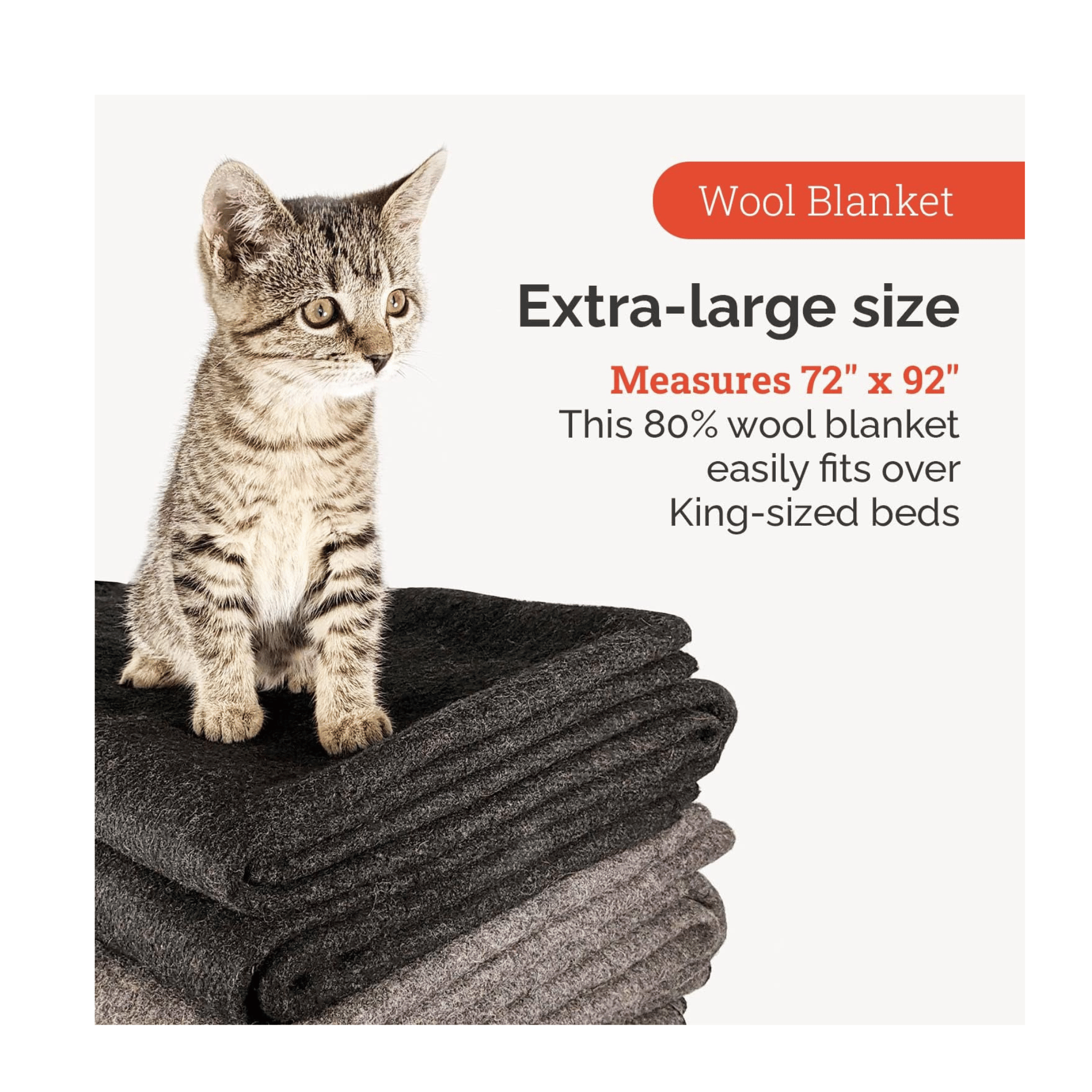 EPG wool blanket extra-large coverage