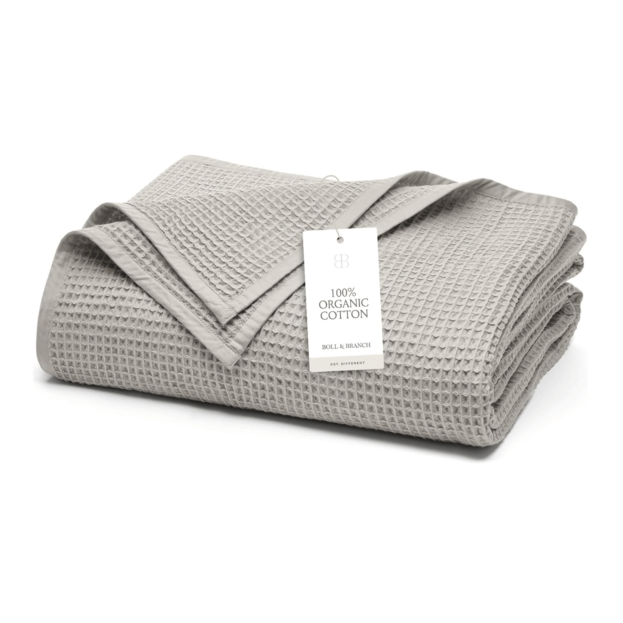 Soft organic cotton Boll Branch blanket