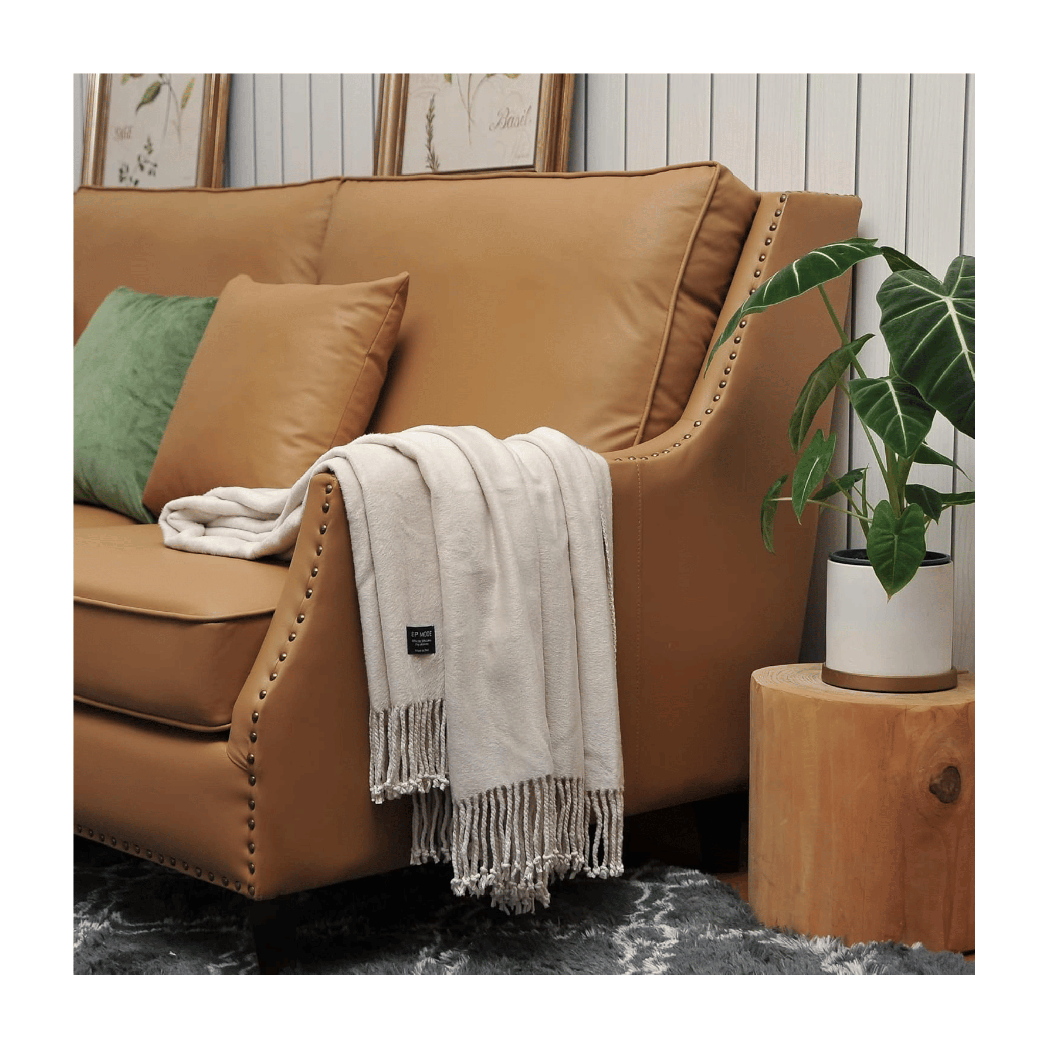 EP Mode mulberry silk throw blanket