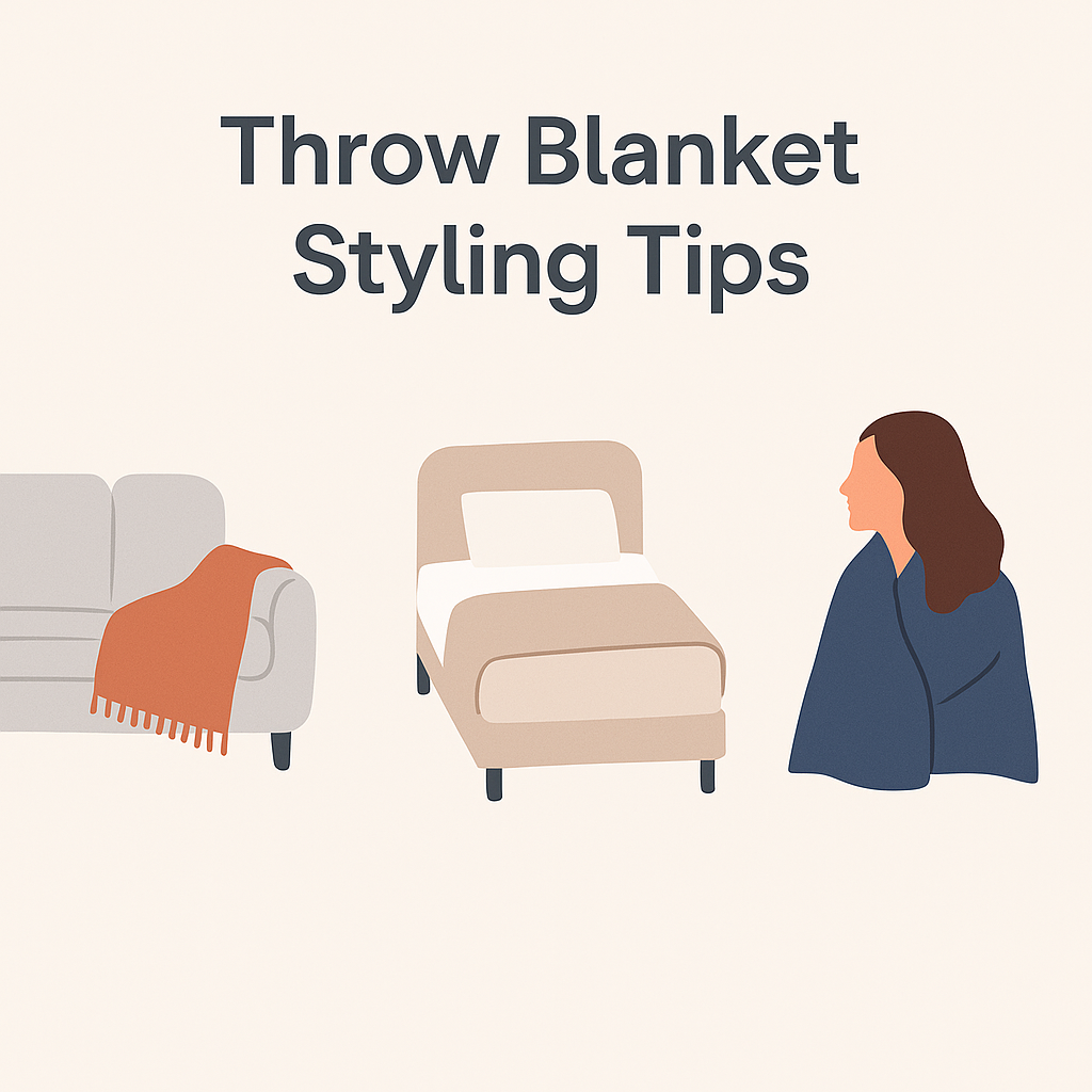 Throw blanket styling tips for comfort