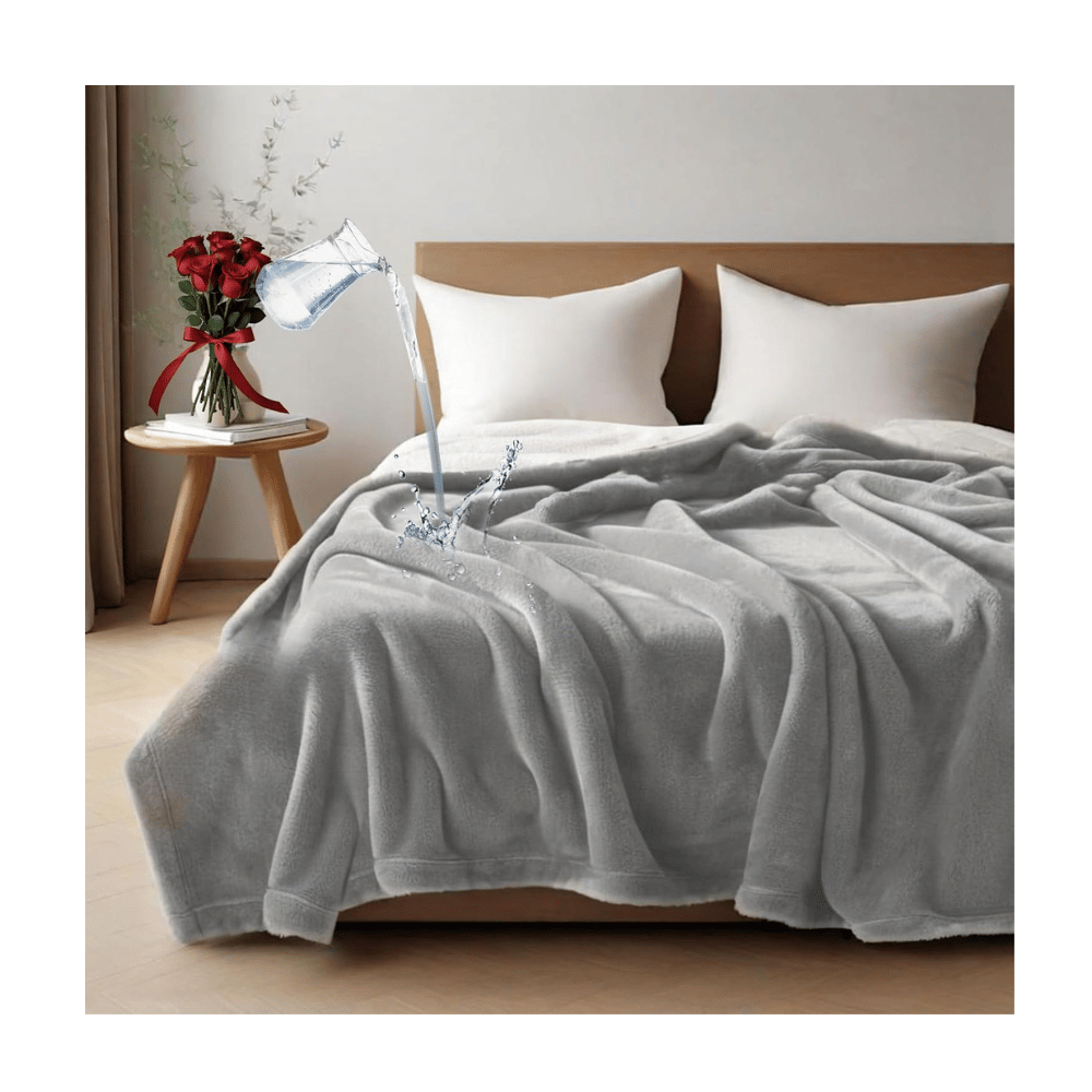 Haltune waterproof bed blanket
