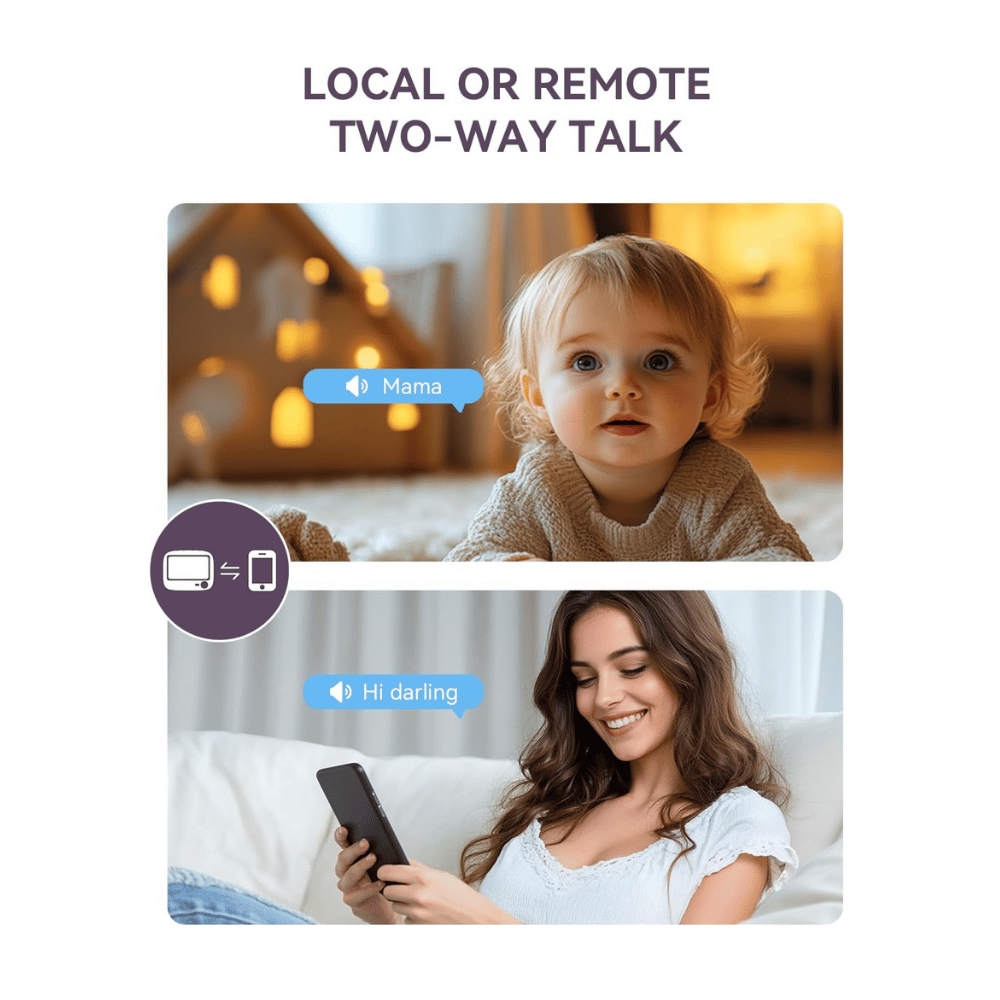 Comfyer Wi-Fi two-way talk monitor