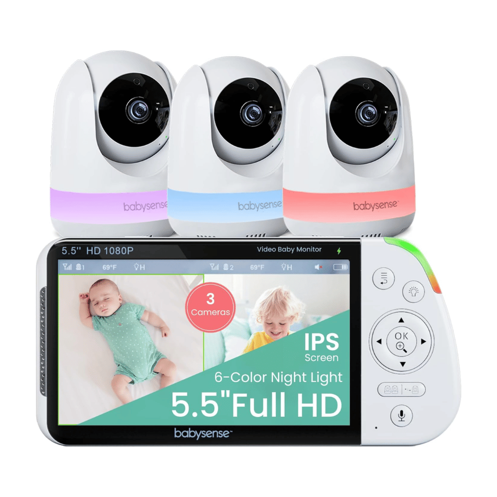 Babysense HD baby monitor with night light