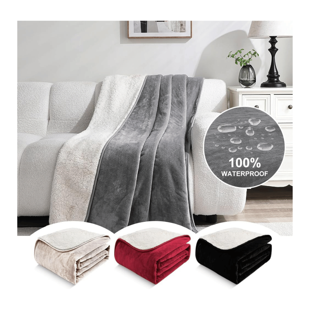 Yarelinza reversible waterproof throw