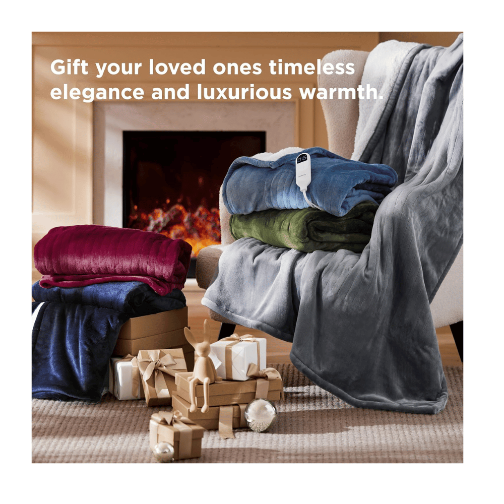 Bedsure heated blanket for reading