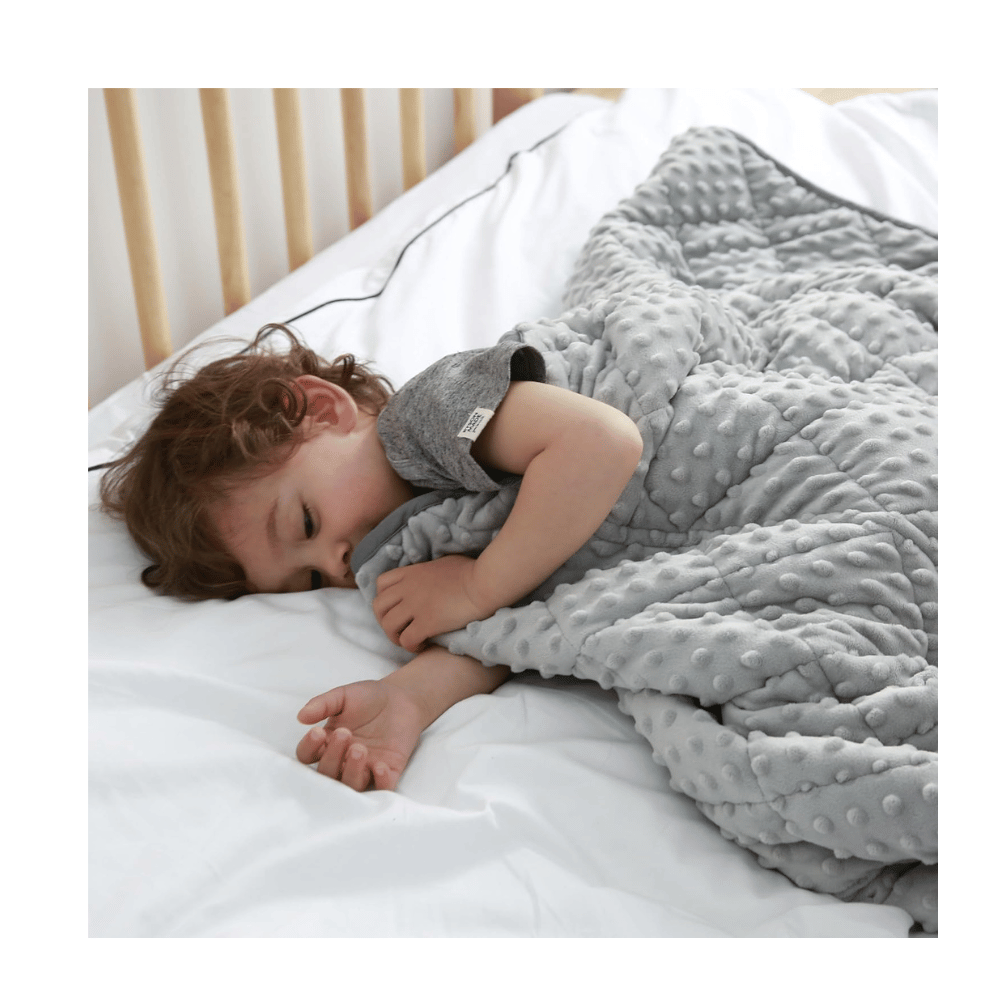maxtid weighted blanket soft textured calming sleep (MyRadiantSleep.com)
