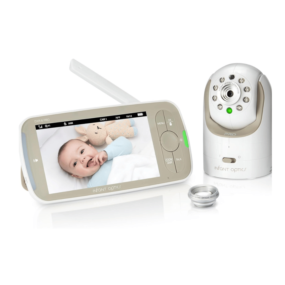 Infant Optics DXR-8 PRO baby monitor with HD video and interchangeable lens
