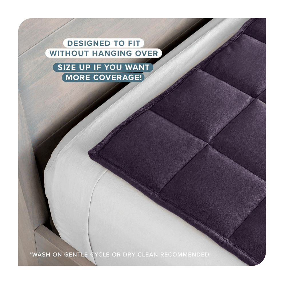 bare home kids weighted blanket durable soft fit (MyRadiantSleep.com)