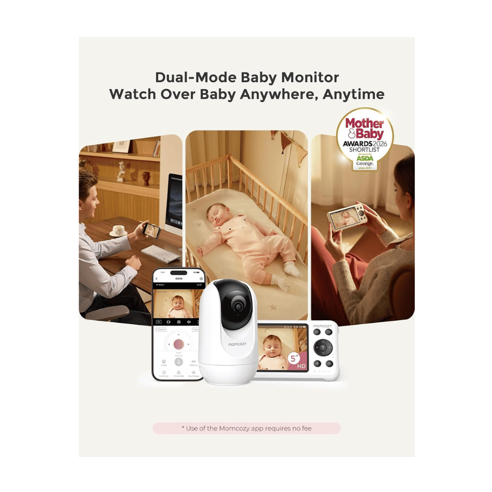 momcozy baby monitor dual mode remote viewing and handheld unit (C: Momcozy /Amazon)