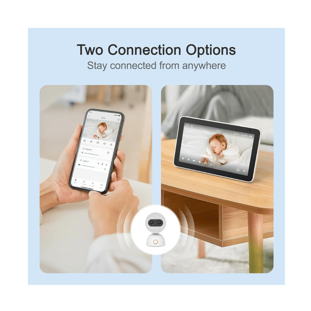 simsky baby monitor dual connection smartphone and display screen (C: Simsky/Amazon)
