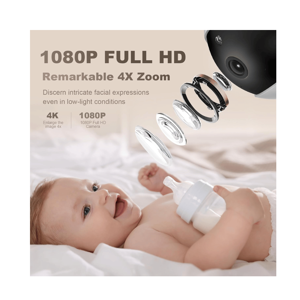 kidsneed baby monitor with night vision temperature sensor and two way talk (C: Kidsneed /Amazon)