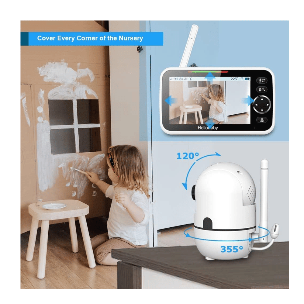 hellobaby no wifi baby monitor long range private signal for safe monitoring (C: HelloBaby/Amazon)
