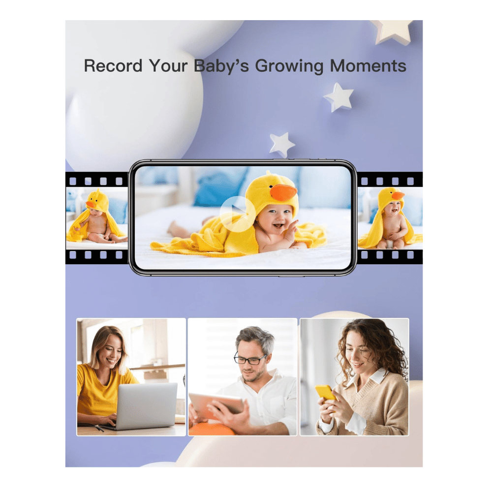 arenti baby monitor recording baby milestones with phone playback (C: Arenti/Amazon)