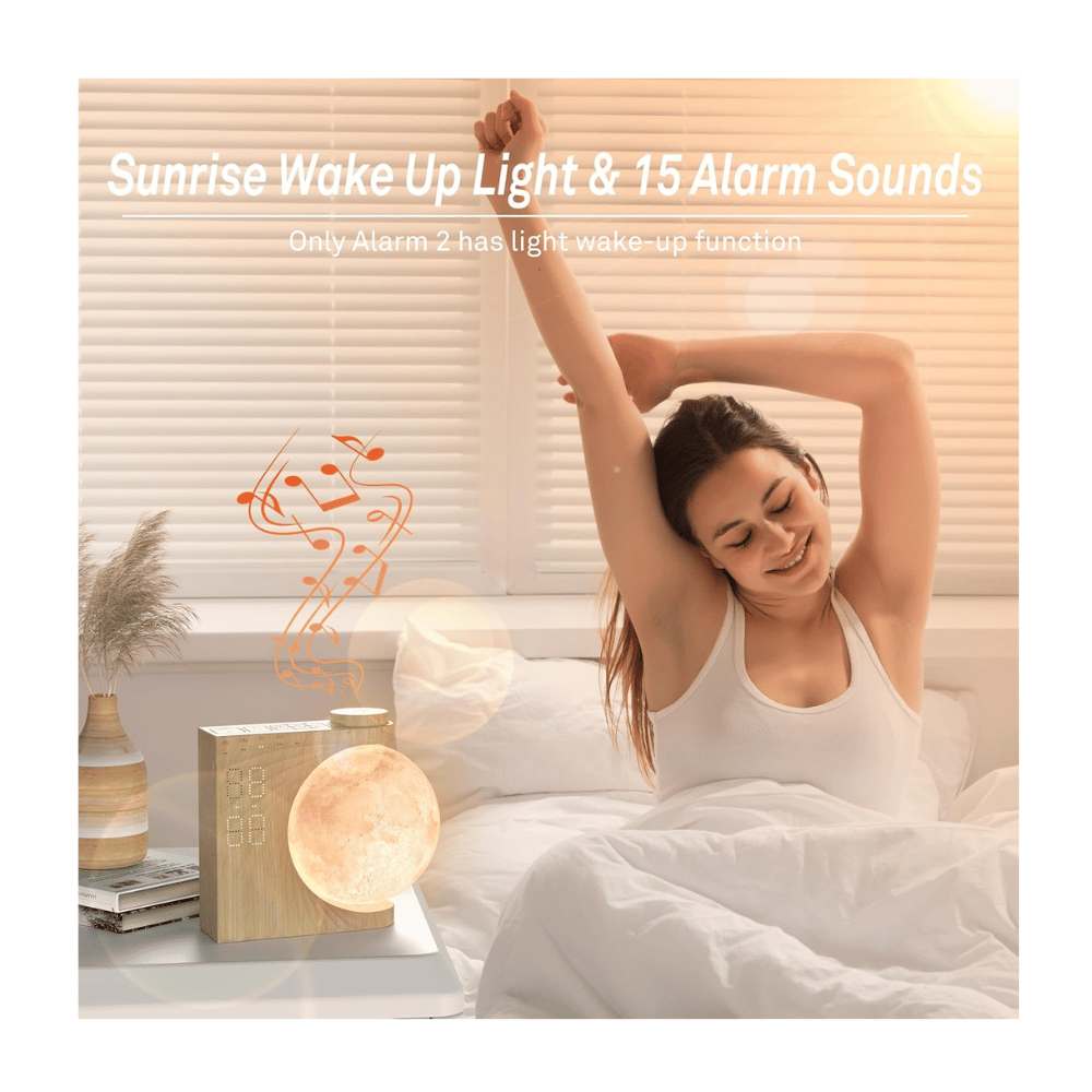 airivo sunrise moon alarm clock wakeup mode (C: Airivo/Amazon)