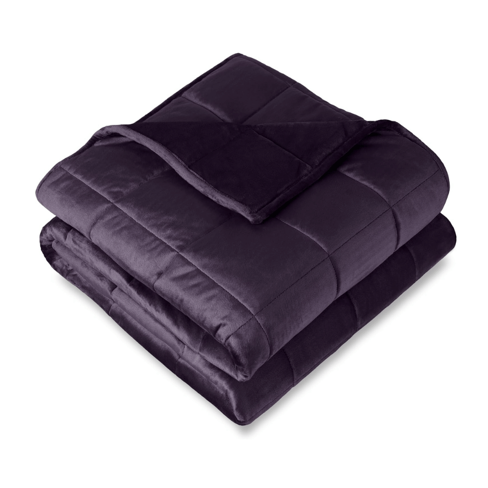 bare home weighted blanket microfiber glass bead fill (MyRadiantSleep.com)