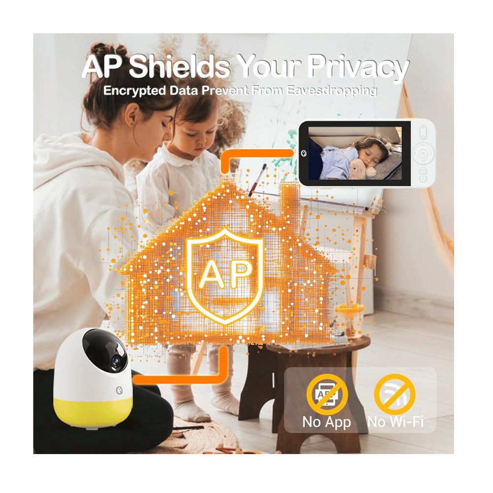 ellie pro dual 4mp baby monitor camera with 6x zoom for clear close up view (C: Ellie/Amazon)