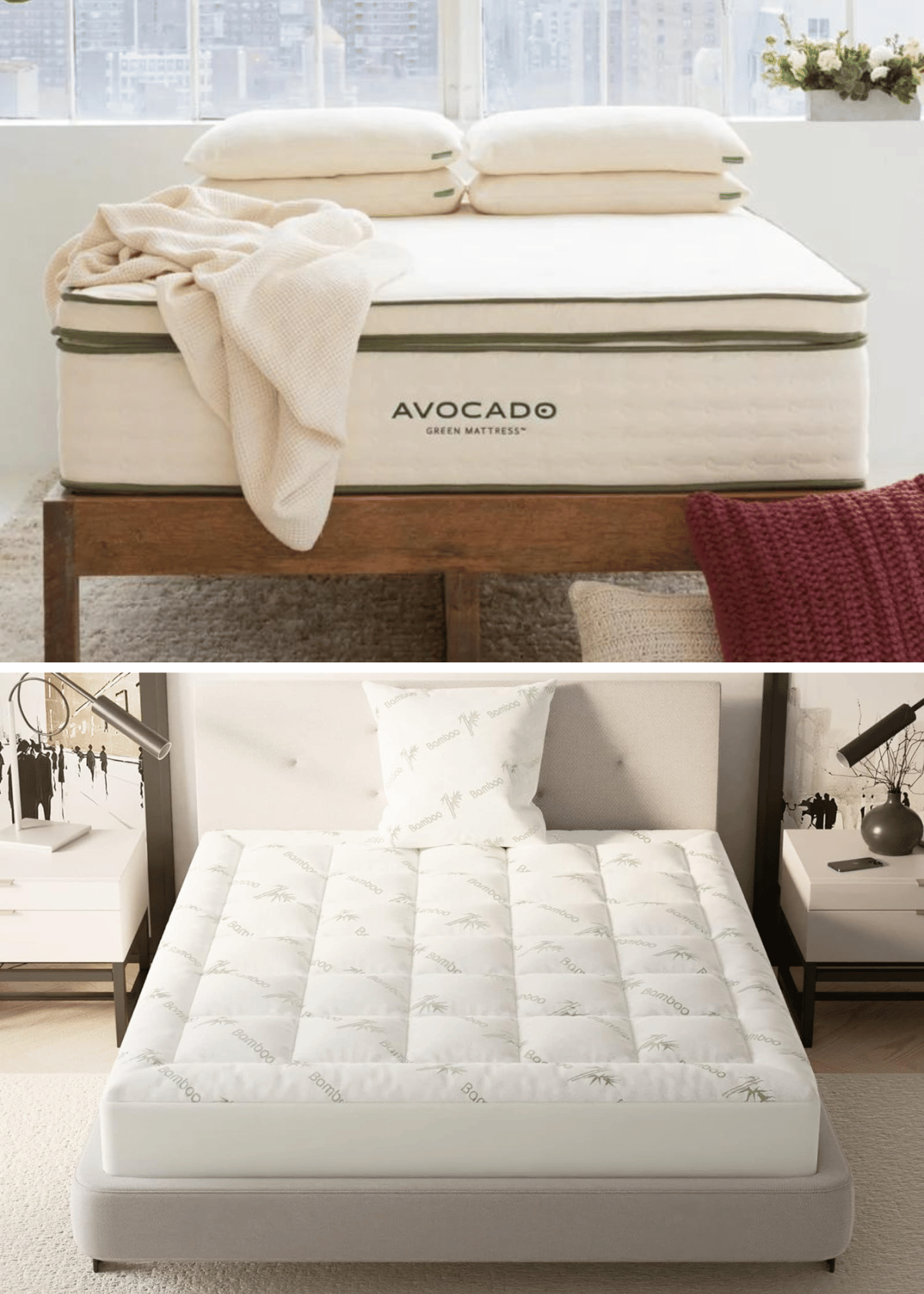 Credit: Avocado Green Mattress; Niagara Sleep Solution