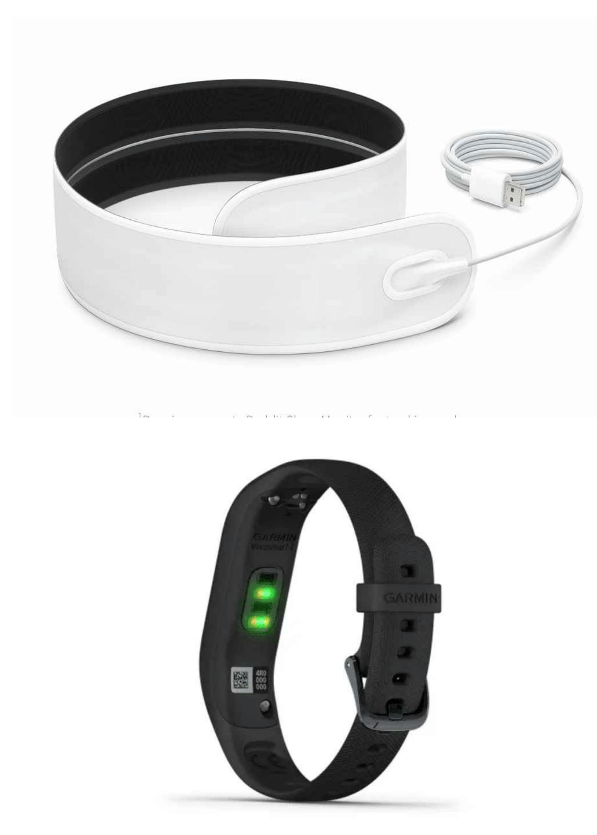 The devices help improve sleep quality by accurately tracking sleep apnea (Credit: Beddit; Garmin).