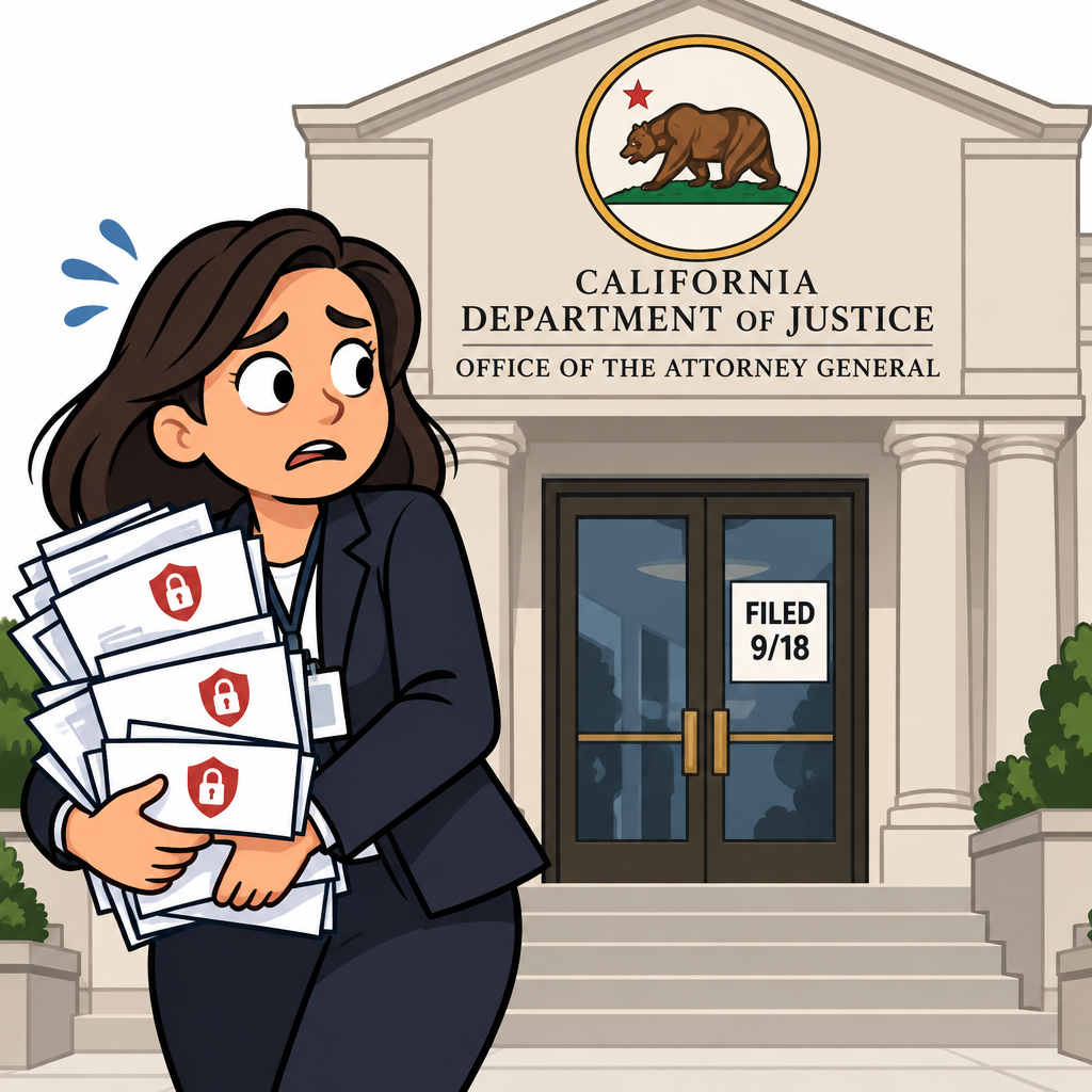 California OAG breach notice filing