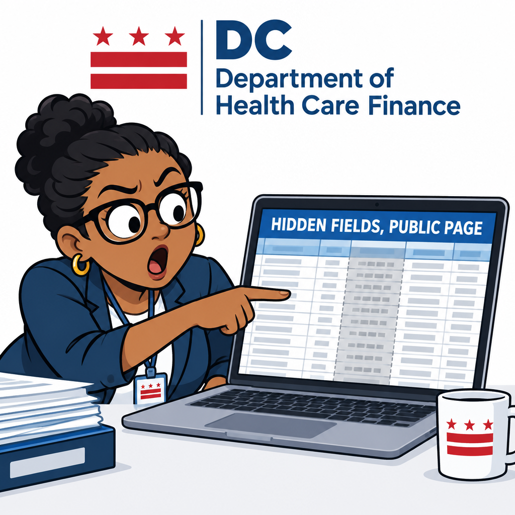 DC DHCF Medicaid report data exposure