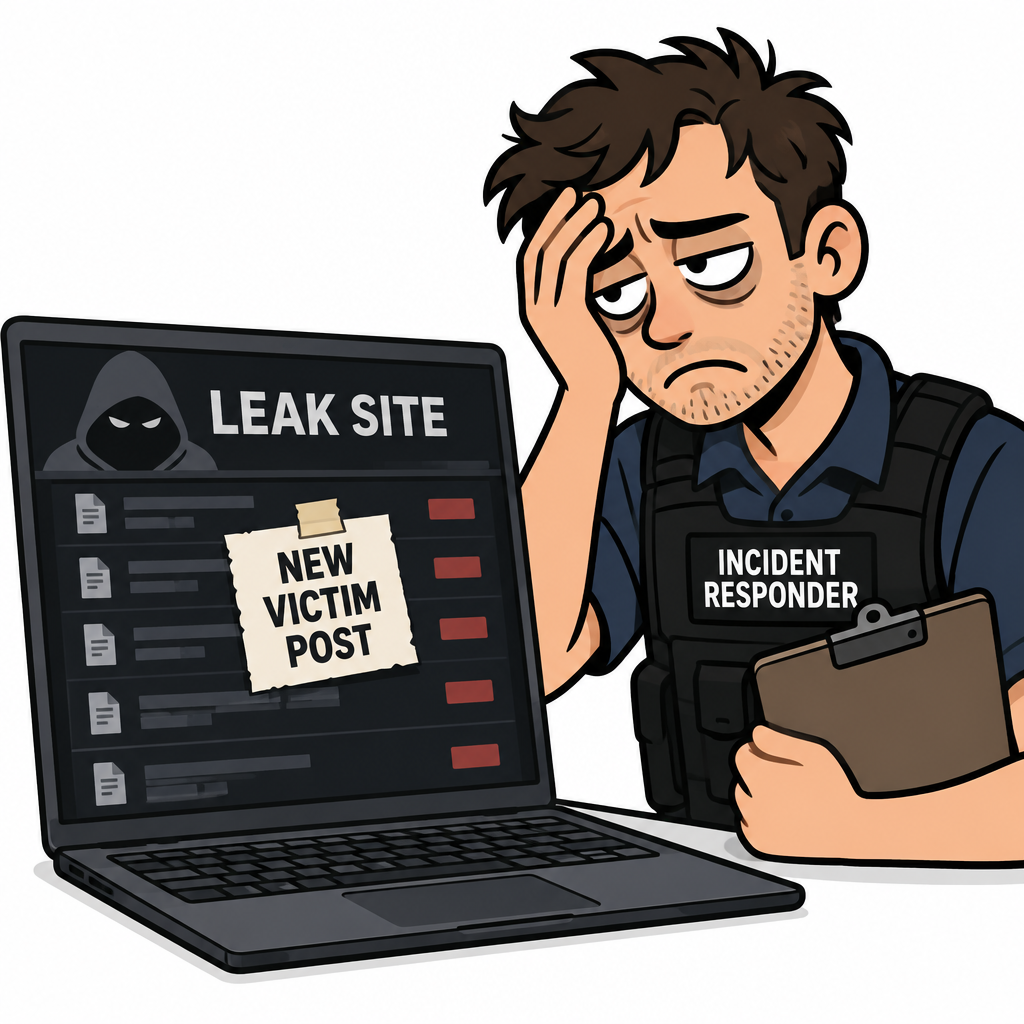 Ransomware leak-site victim postings