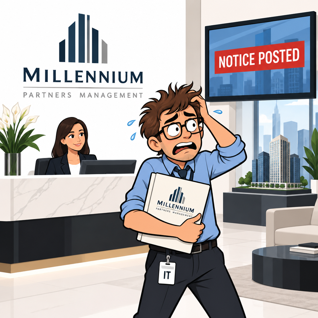 Millennium Partners Management incident notice