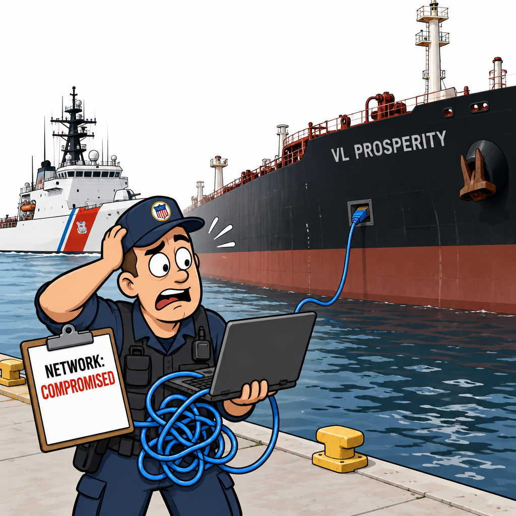 VL Prosperity tanker network compromise