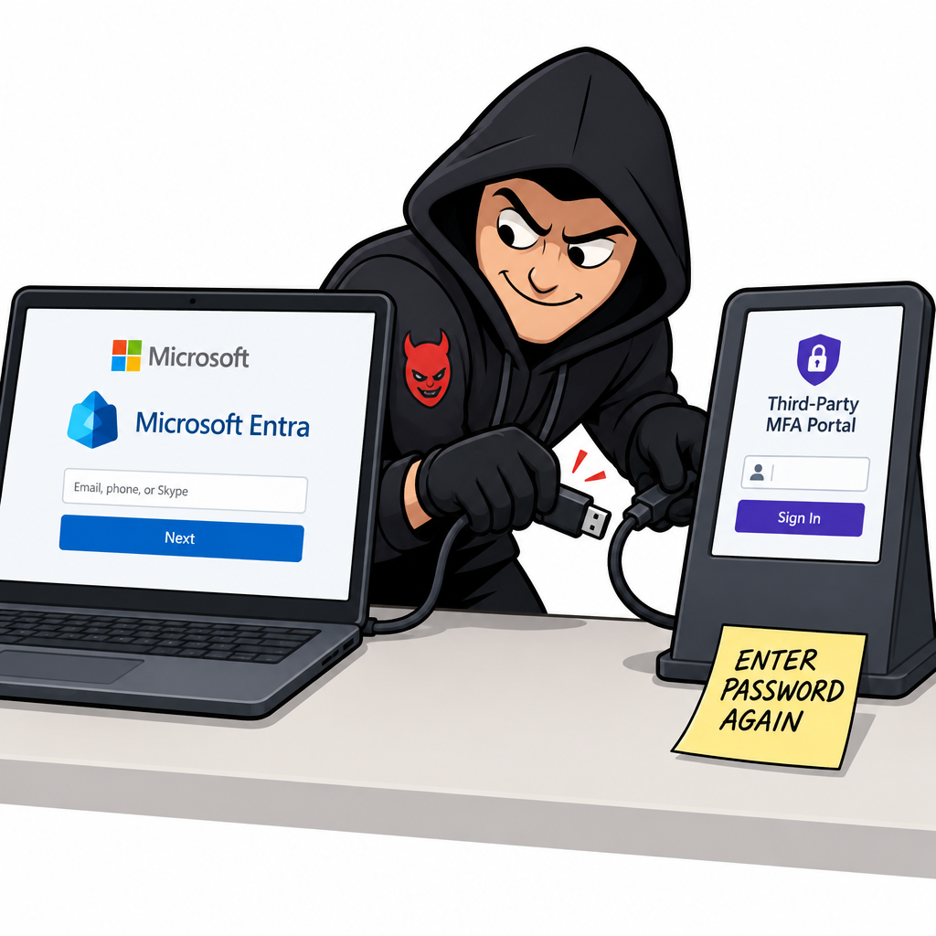 Microsoft Entra external MFA TrustSink