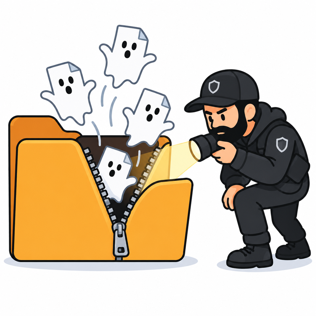 Open repository folder leaking files