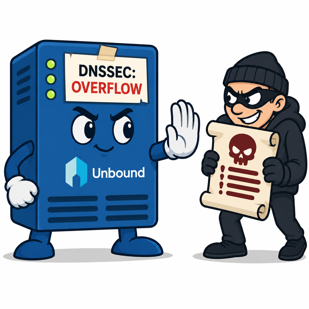 Unbound DNSSEC heap overflow CVE