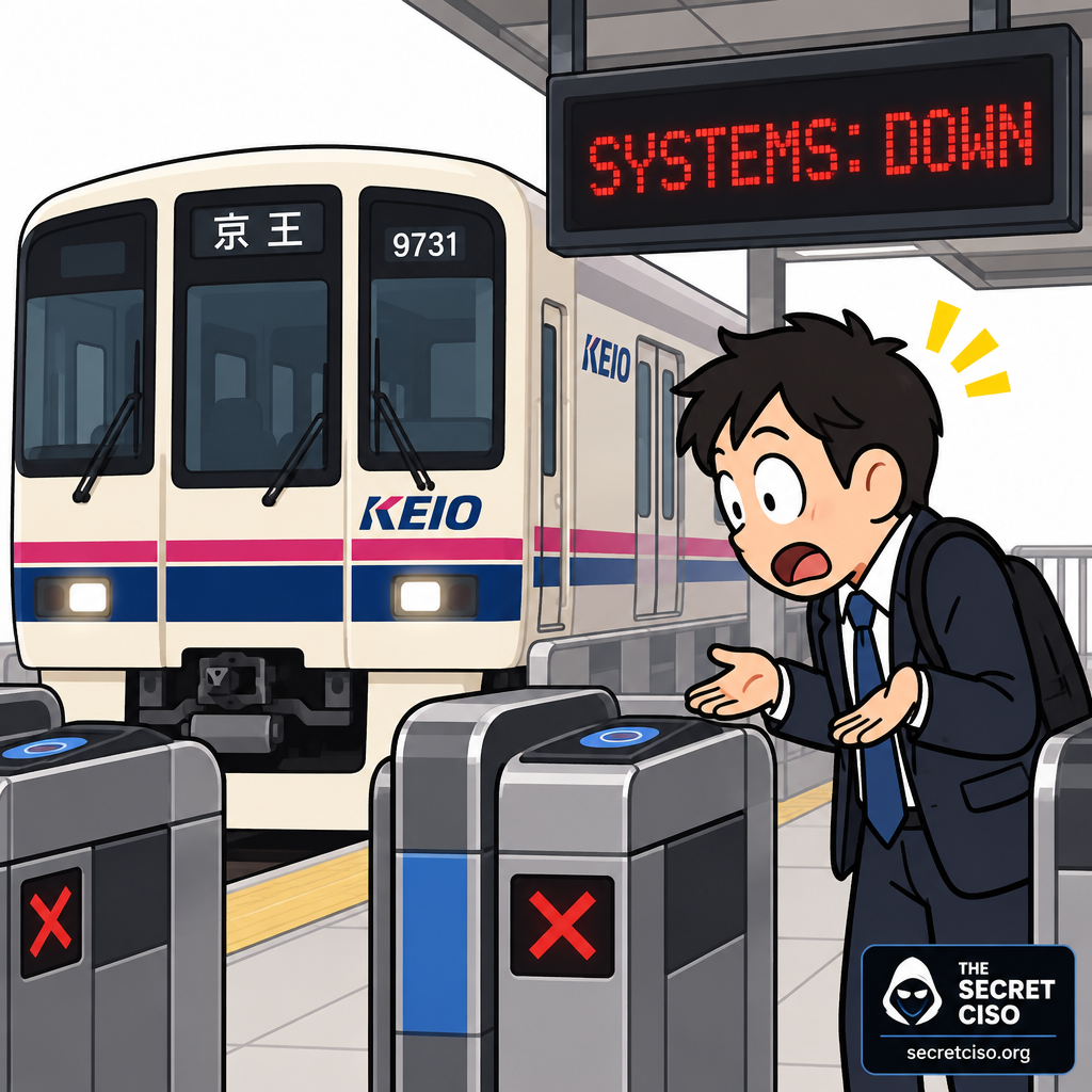 Keio railway ransomware disruption