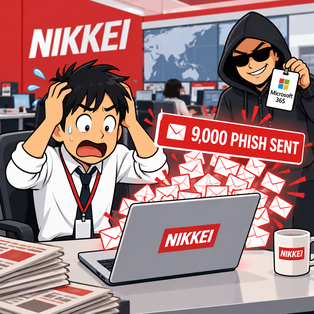Nikkei Microsoft 365 account compromise and phishing blast