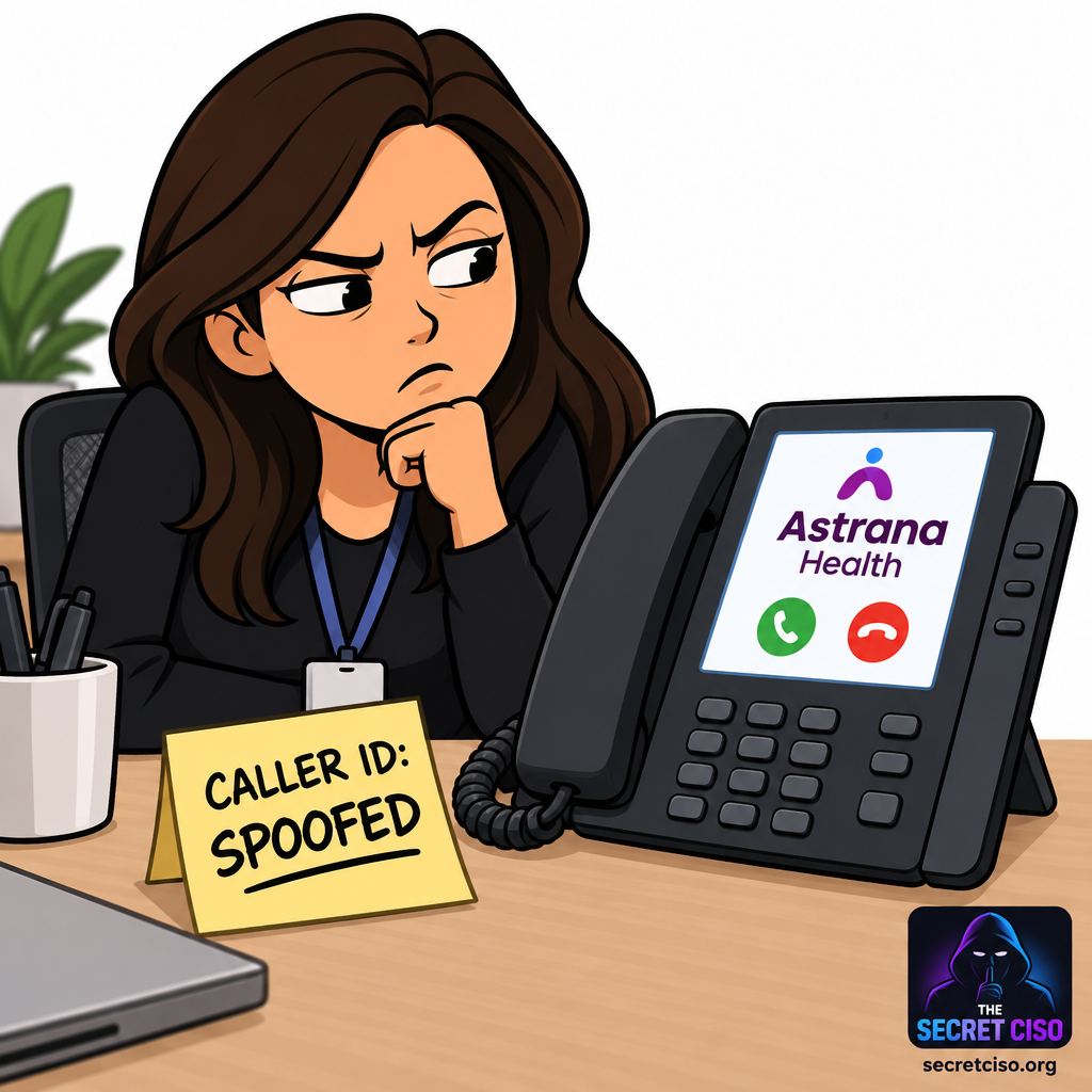 Astrana Health phone spoofing social engineering
